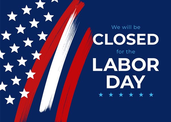 closed for labor day